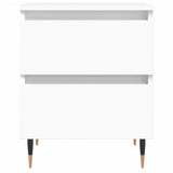 Bedside Cabinet White 40x35x50 cm Engineered Wood 826860