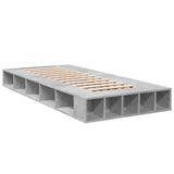 Bed Frame without Mattress Concrete Grey 100x200 cm 3280513