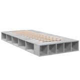 Bed Frame without Mattress Concrete Grey 100x200 cm 3280513