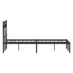Bed Frame without Mattress Sonoma Oak 120x200 cm Engineered Wood 4106790
