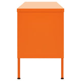 TV Cabinet Orange 105x35x50 cm Steel 336237