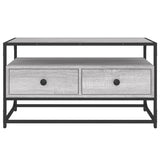 TV Cabinet Grey Sonoma 80x35x45 cm Engineered Wood 826313