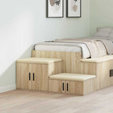 Storage Cabinet 2 pcs Sonoma Oak 118 x 41 x 40 cm 866661