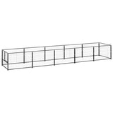 Dog Kennel Black 5 m Steel 3082095