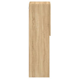 TV Cabinets with LED Lights 2 pcs Sonoma Oak 30.5x30x102 cm 837020
