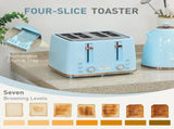 Kettle and Toaster Set, 1.7L 3000W Fast Boil Jug Kettle, 4 Slice Toaster with 7 Level Browning T3398P378856