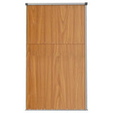 Tool Shed Brown Galvanised steel, metal Large Garden Tool Shed 316216