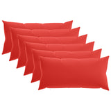Cushion with Pillow HEERLEN 6 pcs Red Polyester 925862