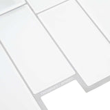 Decorative Stickers 50 pcs White Grey 29 x 21 cm 42046134