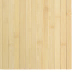 Rug Rectangular Light Nature 100x500 cm Bamboo 376825