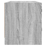 TV Cabinet with Glass Doors Grey Sonoma 102x37x42 cm 836411