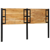 Headboard 180 cm Solid Wood Acacia and Iron 4017557