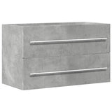Sink Cabinet Concrete Grey 80x38,5x48 cm Engineered Wood 856228
