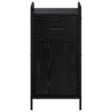 Sideboard Black Oak 40 x 33 x 80.5 cm Engineered Wood 8013806
