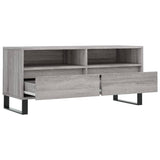 TV Cabinet Grey Sonoma 100x34.5x44.5 cm Engineered Wood 831250