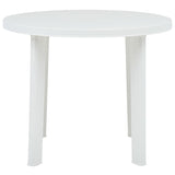 Garden Table White 89 cm Plastic 48805
