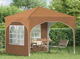 Pop-up Party Tent 192 x 192 x 245 cm Beige 42019826