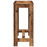 Bar Table Old Wood 102x50x103.5 cm Engineered Wood 854416