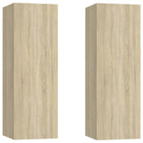 6 Piece TV Cabinet Set Sonoma Oak Engineered Wood 3114464