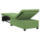 Sofa Bed Light Green 194 x 67 x 82 cm Velvet 42008597