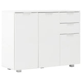 Sideboard High Gloss White 107x35x80.5 cm 283718