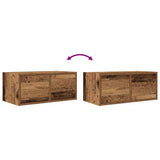 TV Cabinets 2 pcs Old Wood 60x31x25.5 cm Engineered Wood 861505