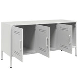 TV Cabinet White 100.5x39x50.5 cm Steel 842951