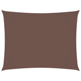 Sunshade Sail Oxford Fabric Rectangular 6x7 m Brown 135827