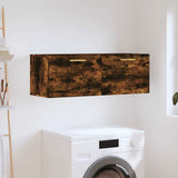 Wall Cabinet Smoked Oak 100x36.5x35 cm Engineered Wood 830121