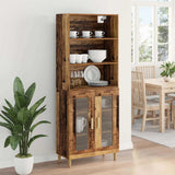 Highboard Old Wood 69.5 x 32.5 x 180 cm Engineered Wood 3415808