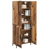 Highboard Old Wood 69.5 x 34 x 180 cm Engineered Wood 3415636