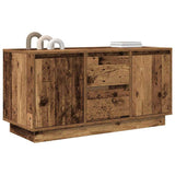 TV Cabinet with LED Lights Old Wood 100x41x50 cm 861416