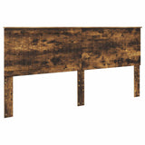 Headboard with Headboard Smoked Oak 200 cm Engineered wood 887720