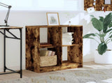 Bookcase Smoked Oak 68.5x32x75 cm Engineered Wood 852811