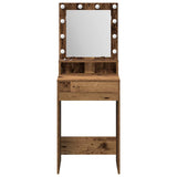 Dressing Table Old Wood 50 x 41 x 135 cm Engineered Wood 865125