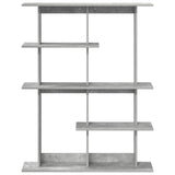 Wall Shelving Unit Grey 102 x 20 x 130 cm Engineered Wood 8012055
