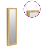 Mirror Jewellery Cabinet Wall Mounted 30x8.5x106 cm 353216