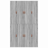 Storage Bed Frame Grey Sonoma 120 x 200 cm Engineered Wood 3335370