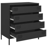 Sideboard Black 68x39x73.5 cm Cold-rolled Steel 851286