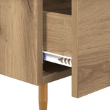 Bedside Table 2 pcs Brown 40 x 35 x 47.5 cm Engineered Wood 882078