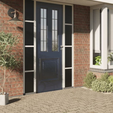 Window Films 3 pcs Static Frosted Black PVC 3208957