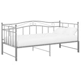 Sofa Bed Frame Grey Powder-coated metal 206.5 x 185 x 89.5 cm 324784