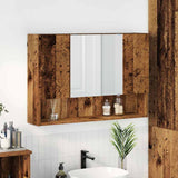 Mirror Cabinet Old Wood 80 x 17 x 55 cm Engineered Wood 883362