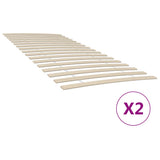 Bed Slats Replacements with 34 Slats 2 pcs 90x200 cm 3203721