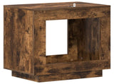 Side Table Smoked Oak 60 x 40 x 65 cm Engineered Wood 899899