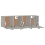 Wall Cabinets 2 pcs Concrete Grey 80x35x36.5 cm Engineered Wood 3115655