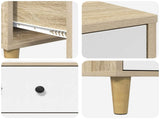 Bedside Cabinet HANAU 2 pcs Sonoma Oak 36 x 33 x 60 cm 8007302