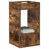 End Table 2 pcs Smoked Oak 30 x 30 x 56 cm Engineered Wood 890937