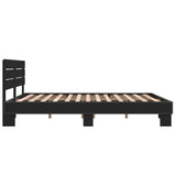 Bed Frame without Mattress Black 160x200 cm 3280137
