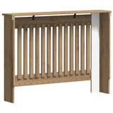 Radiator Cover Artisan Oak 112 x 19 x 81.5 cm Engineered Wood 884112